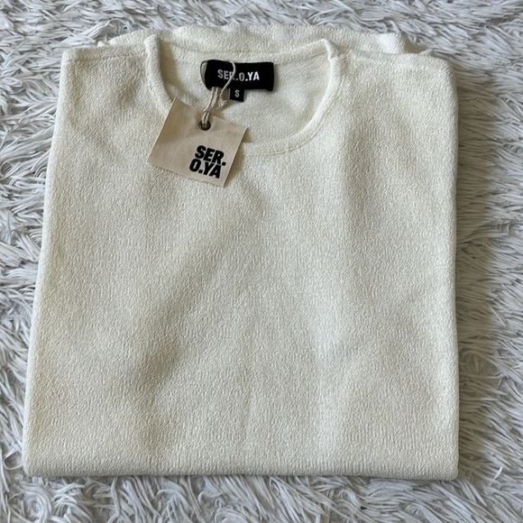 SER.O.YA Men’s Easton White Tee size Small - Picture 4 of 13